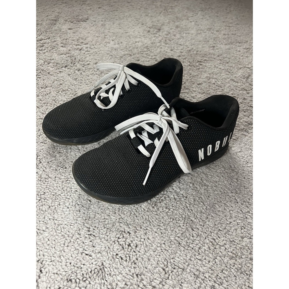 NOBULL Black Textured Training Lifting Shoes Men's 6 Women's 7.5